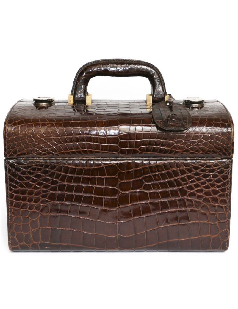 Beauty Case en crocodile