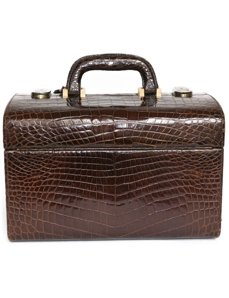 Beauty Case en crocodile