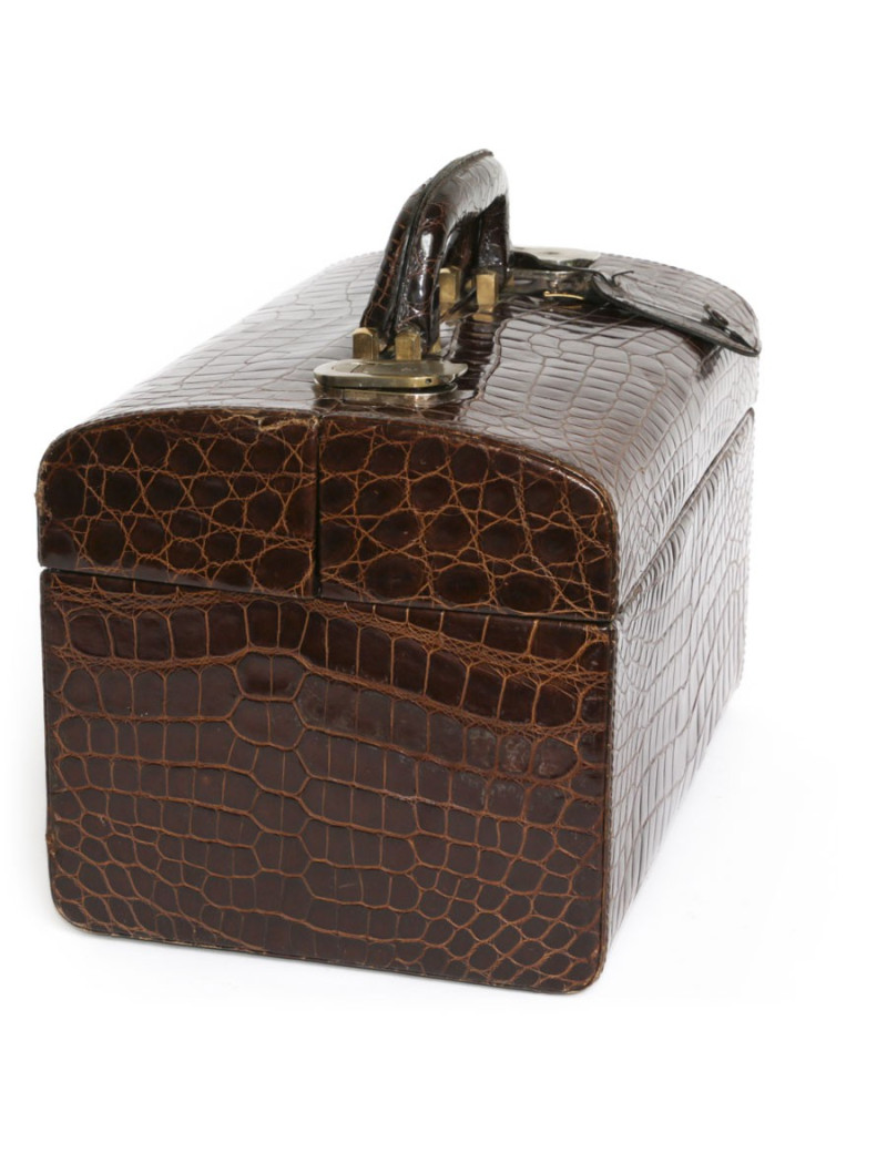 Beauty Case in crocodile