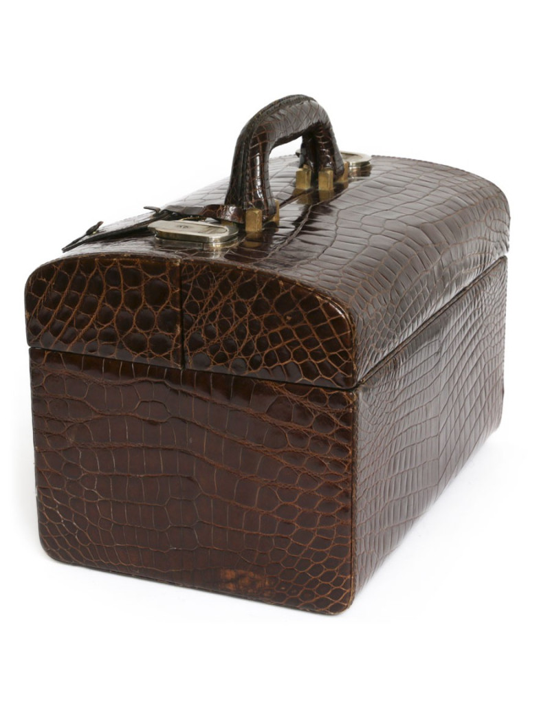 Beauty Case in crocodile