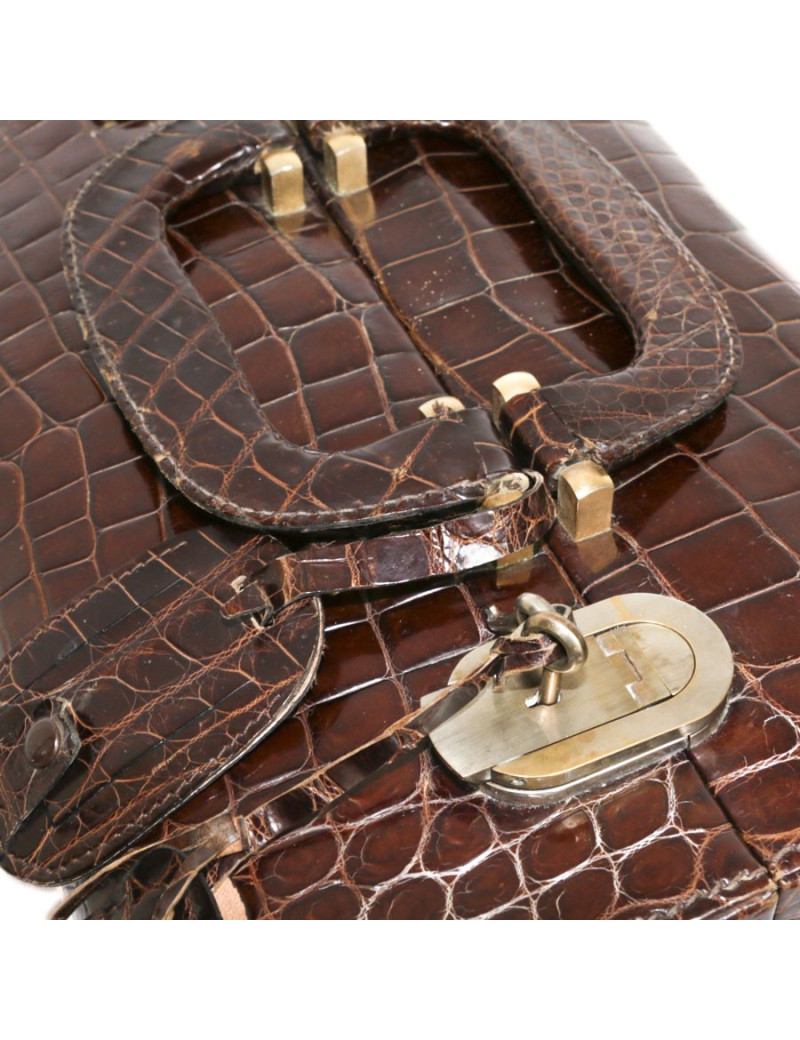 Beauty Case in crocodile