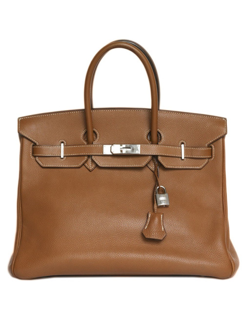Birkin 35 HERMES cuir togo gold