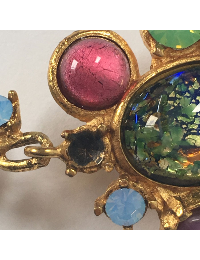 xxx Boucles d'oreille clips CHRISTIAN LACROIX Couture