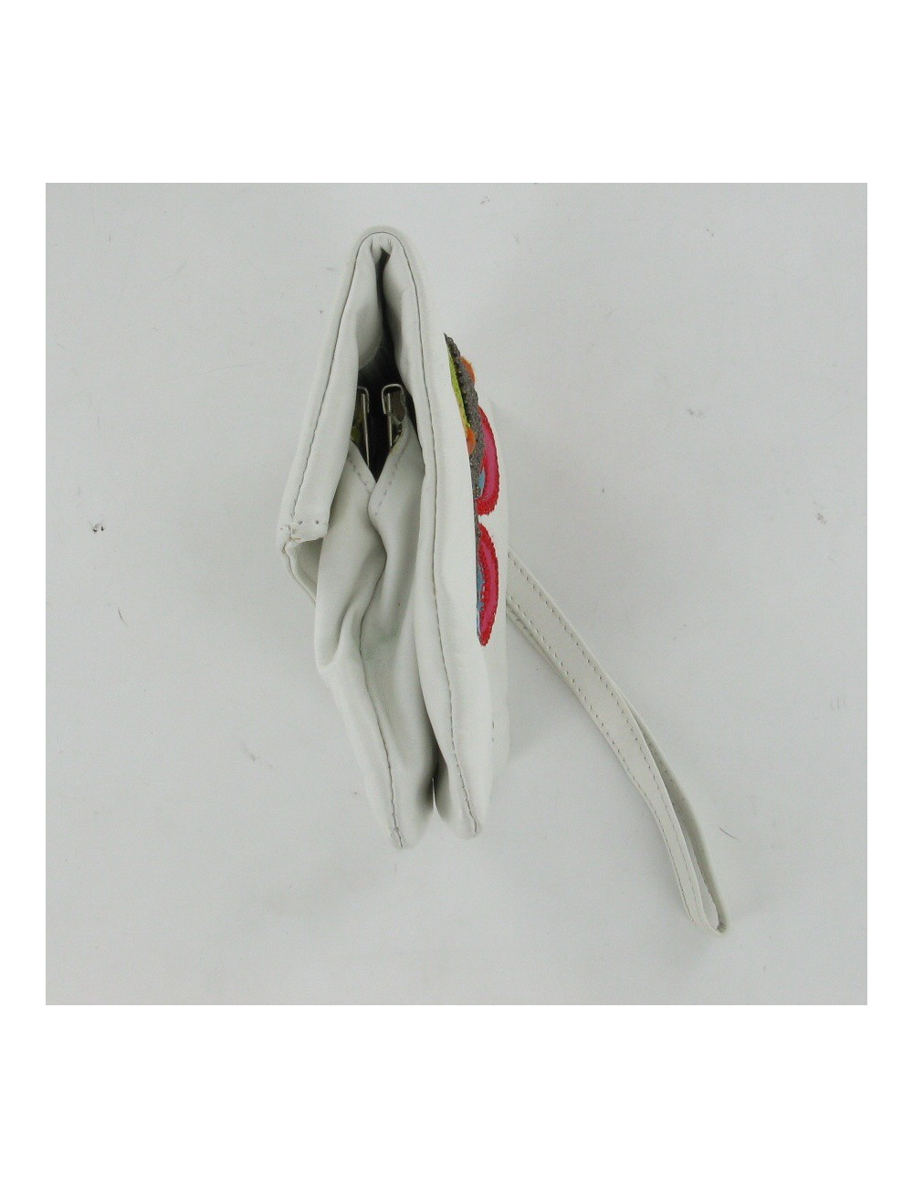 Pochette en cuir brodé CHRISTIAN LACROIX