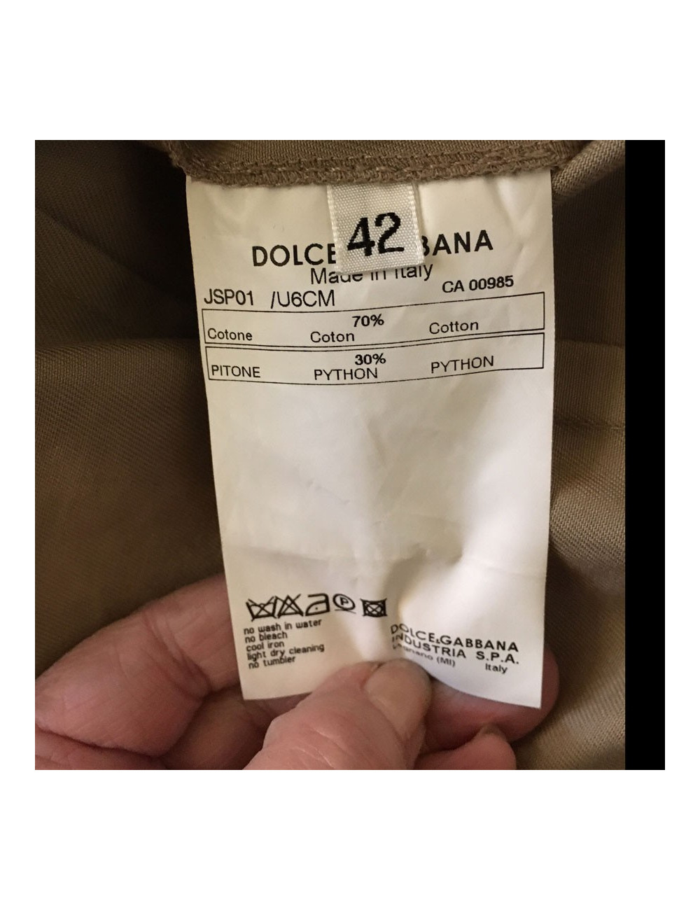 Veste DOLCE & GABBANA 