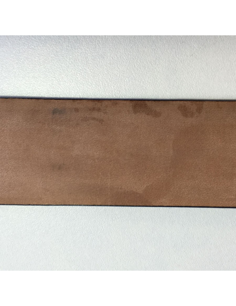 DOLCE GABBANA & leather black leather and Golden round buckle belt