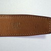 Belt HERMES kelly Courchevel raspberry leather