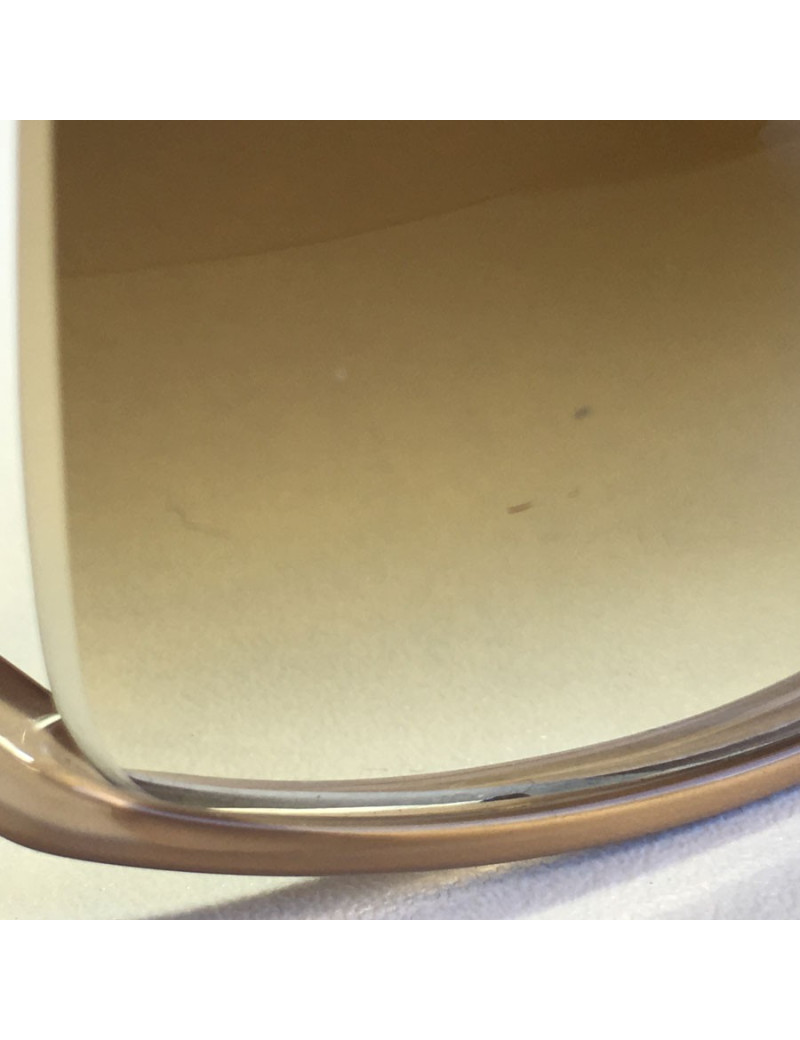 Lunettes de soleil GUCCI en plastique marron clair