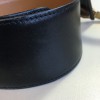 CÉLINE belt size 65 in black leather and Silver buckle