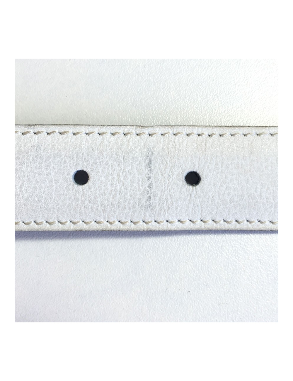 Ceinture H HERMES t 74 réversible en cuir