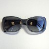 CHANEL sunglasses grey and black plastic
