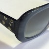 CHANEL sunglasses grey and black plastic