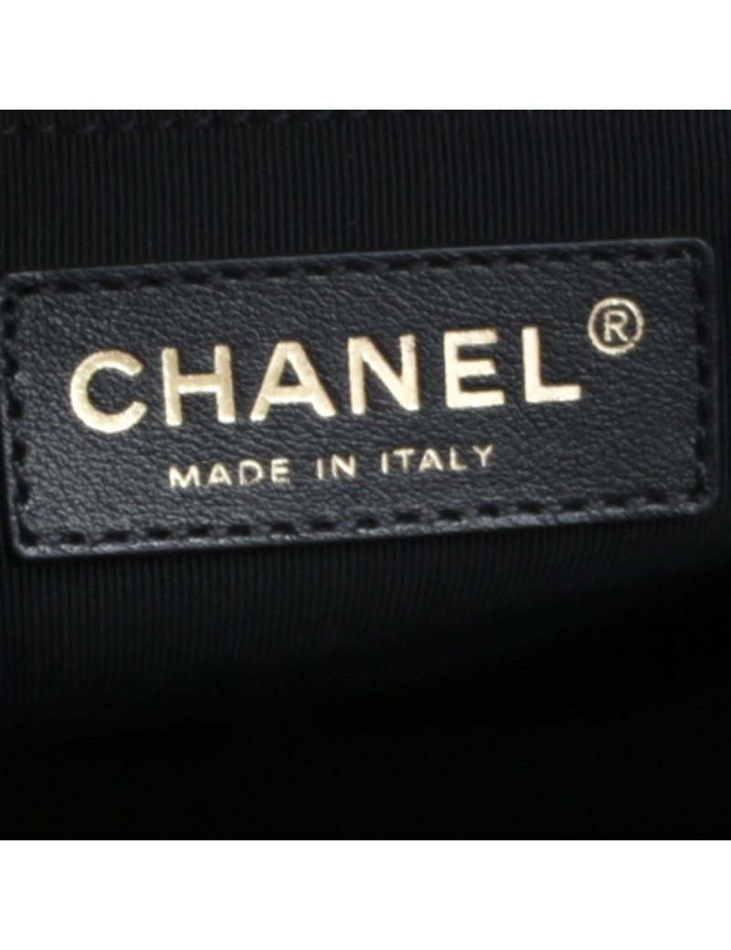 CHANEL Burgundy smooth leather tote bag