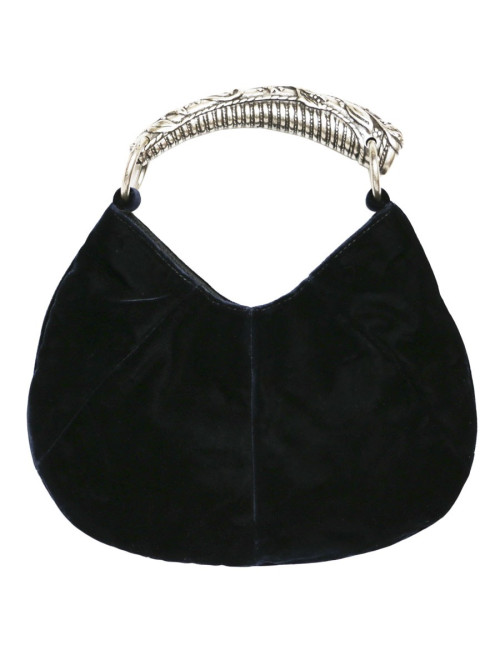 Mini sac YVES SAINT LAURENT "Mombassa" velours