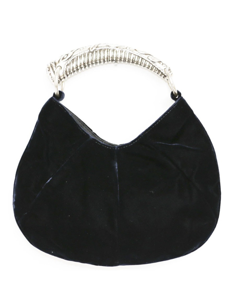 Mini sac YVES SAINT LAURENT "Mombassa" velours