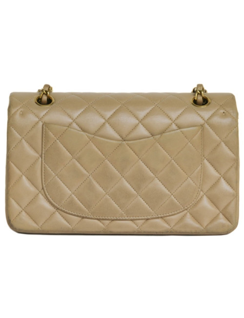 sac Timeless CHANEL cuir d'agneau lisse matelassé 