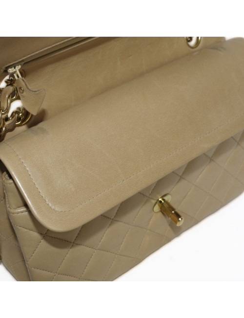 sac Timeless CHANEL cuir d'agneau lisse matelassé 