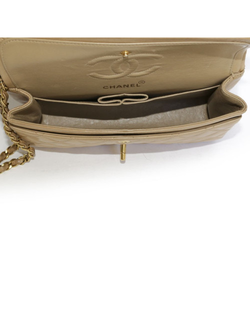 sac Timeless CHANEL cuir d'agneau lisse matelassé 