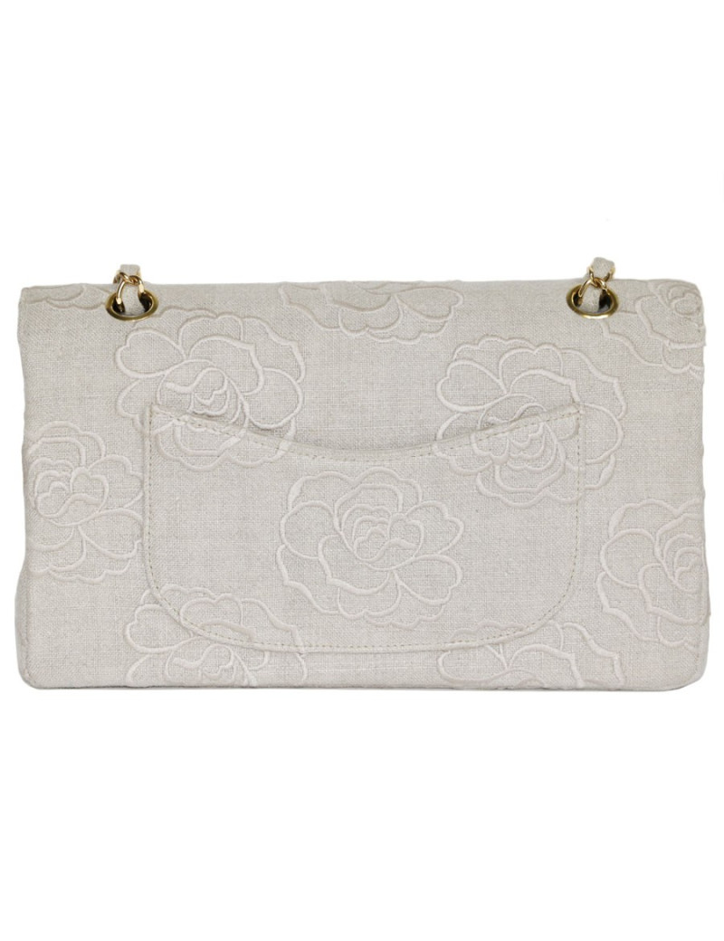 Sac timeless CHANEL écru