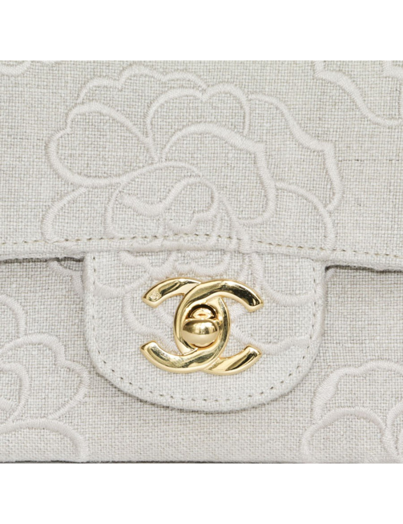 Sac timeless CHANEL écru
