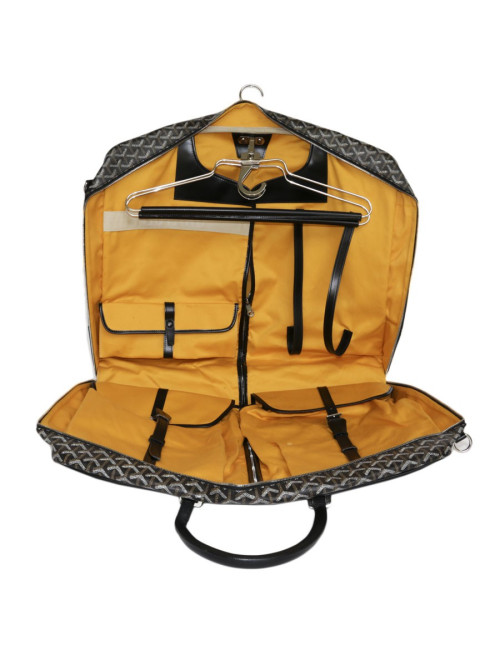 Porte habits GOYARD toile monogram noire