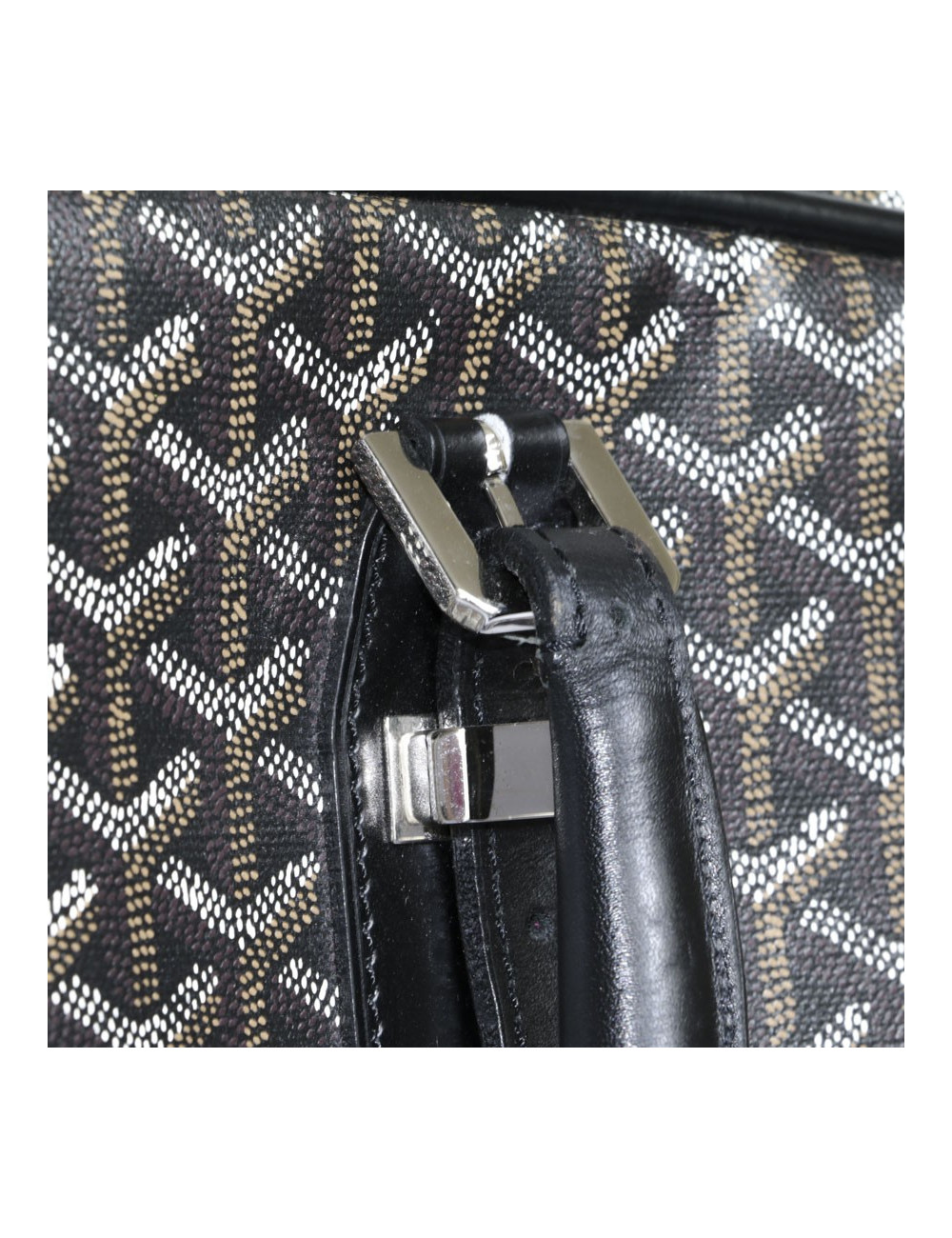 Porte habits GOYARD toile monogram noire
