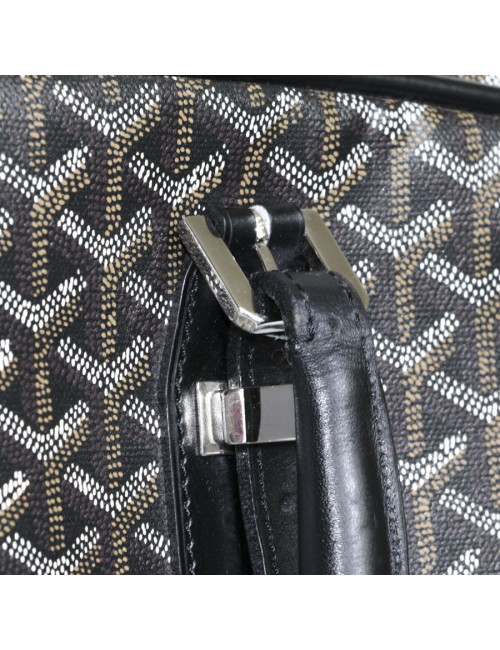 Porte habits GOYARD toile monogram noire