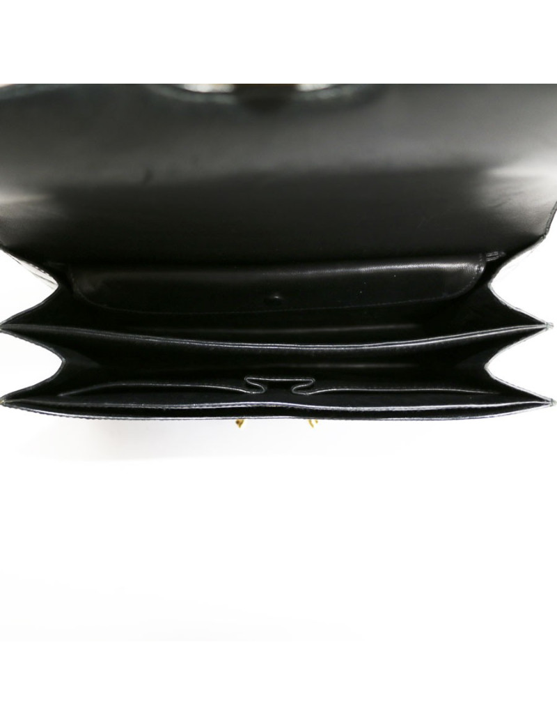 Vintage black alligator HERMES bag