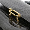 Vintage black alligator HERMES bag