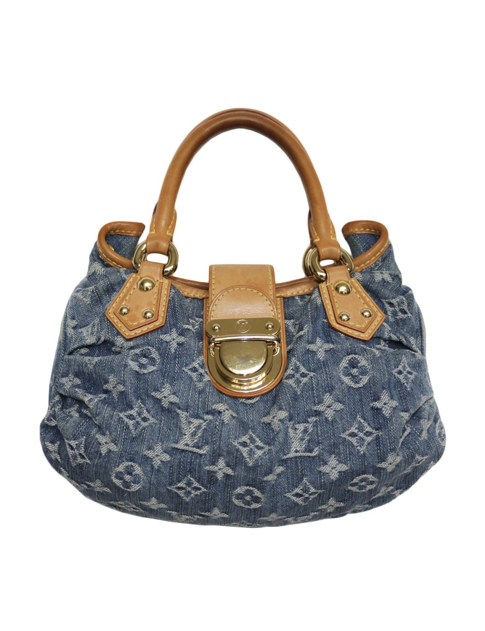 Sac LOUIS VUITTON Pleaty en toile denim