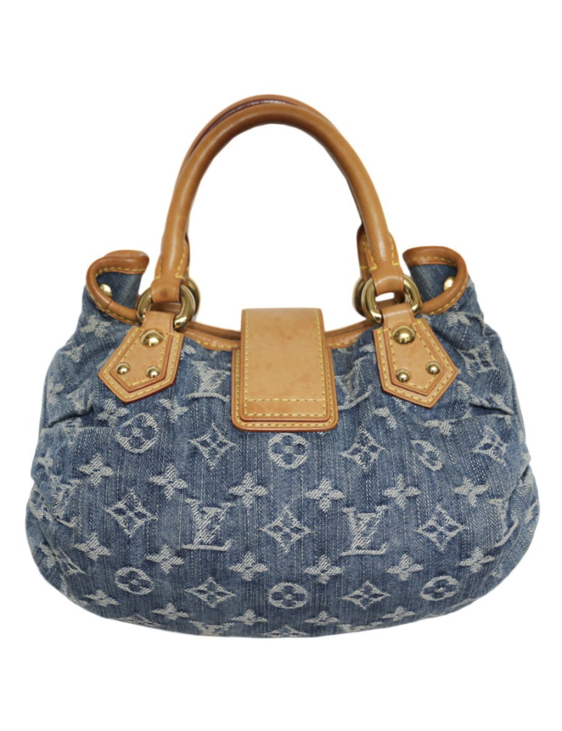 Canvas denim LOUIS VUITTON Pleaty bag