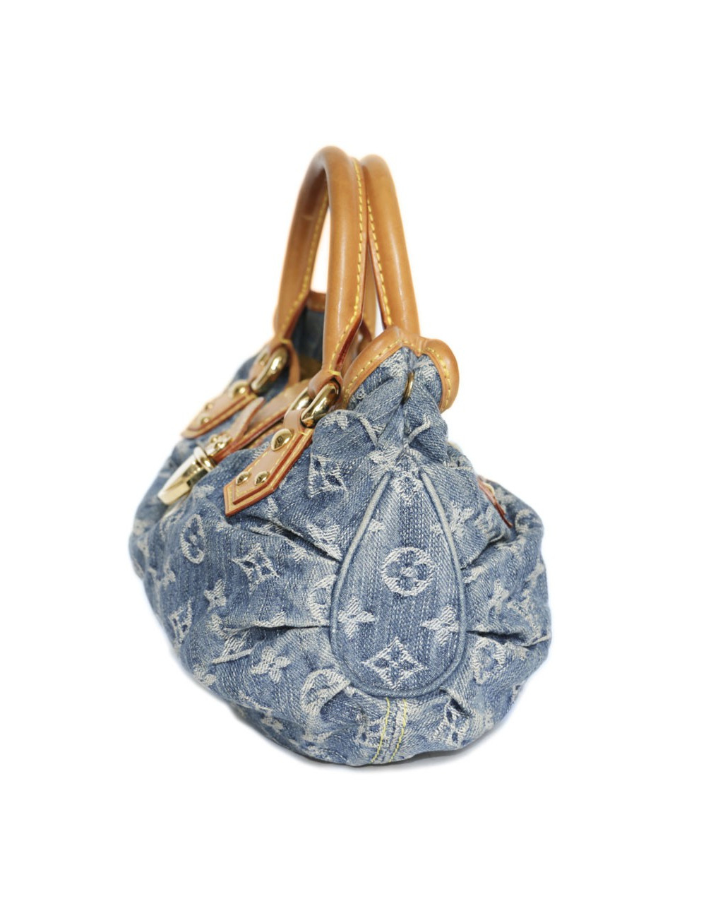 Sac LOUIS VUITTON Pleaty en toile denim
