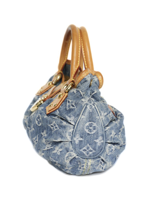 Sac LOUIS VUITTON Pleaty en toile denim