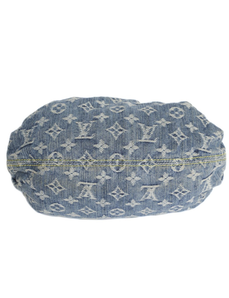 Canvas denim LOUIS VUITTON Pleaty bag