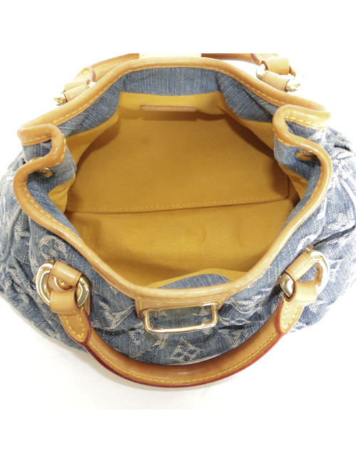 Sac LOUIS VUITTON Pleaty en toile denim