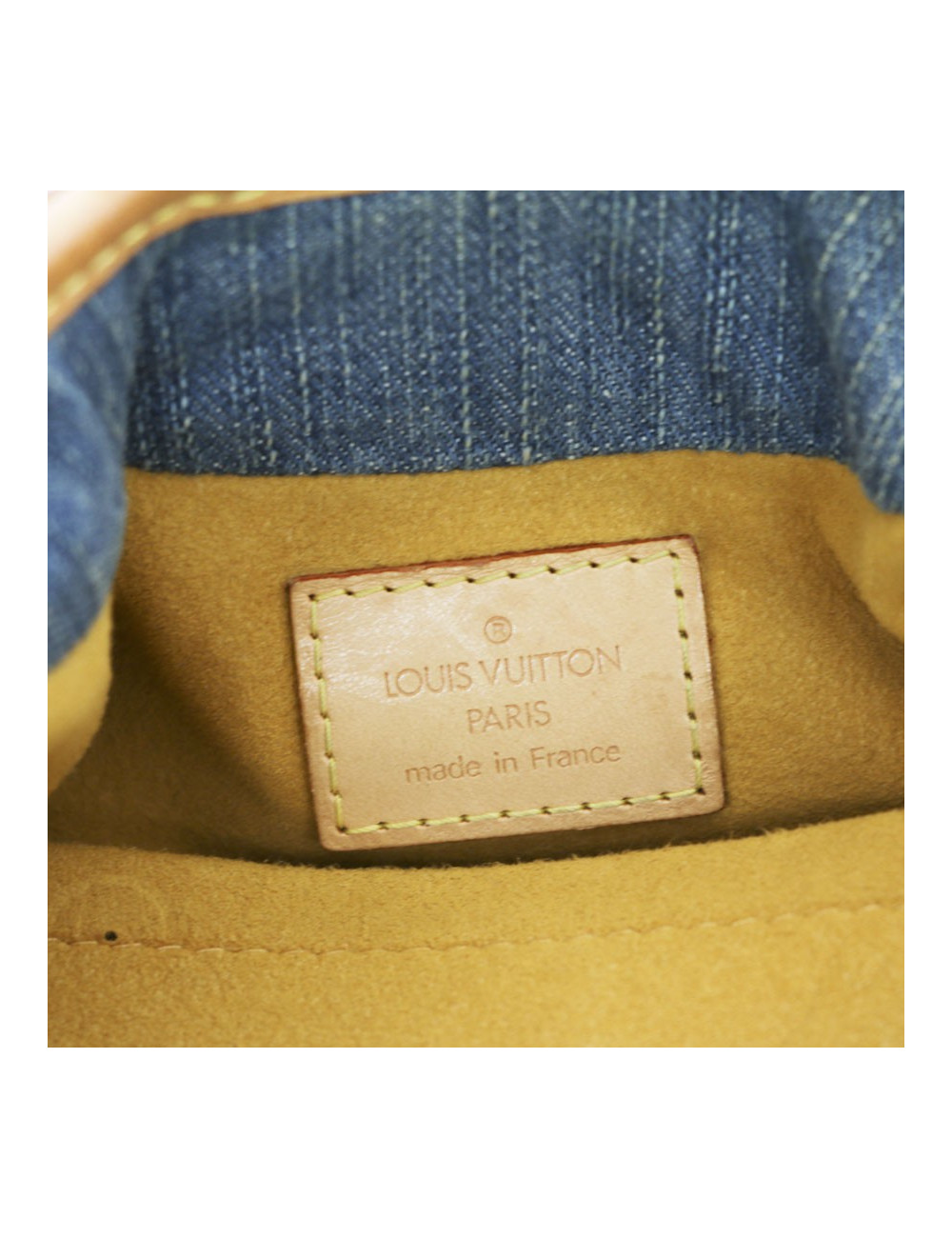 Sac LOUIS VUITTON Pleaty en toile denim