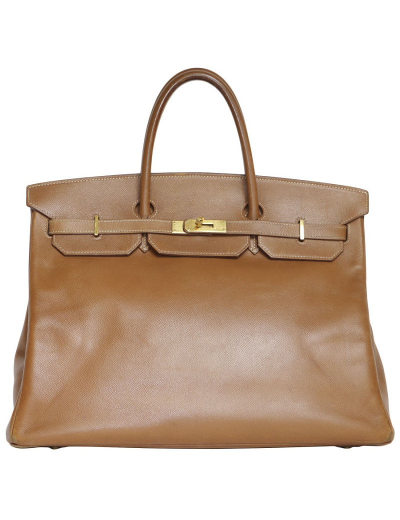 Birkin 40 HERMES cuir epsom gold