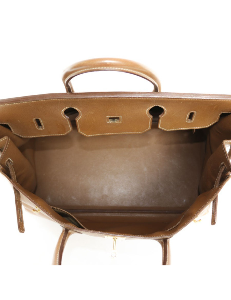 Birkin 40 HERMES leather epsom gold