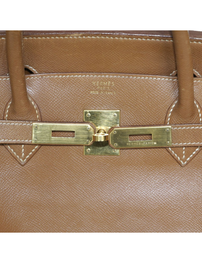 Birkin 40 HERMES leather epsom gold