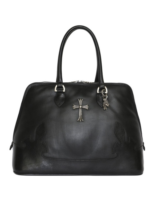 Sac CHROME HEARTS cuir noir