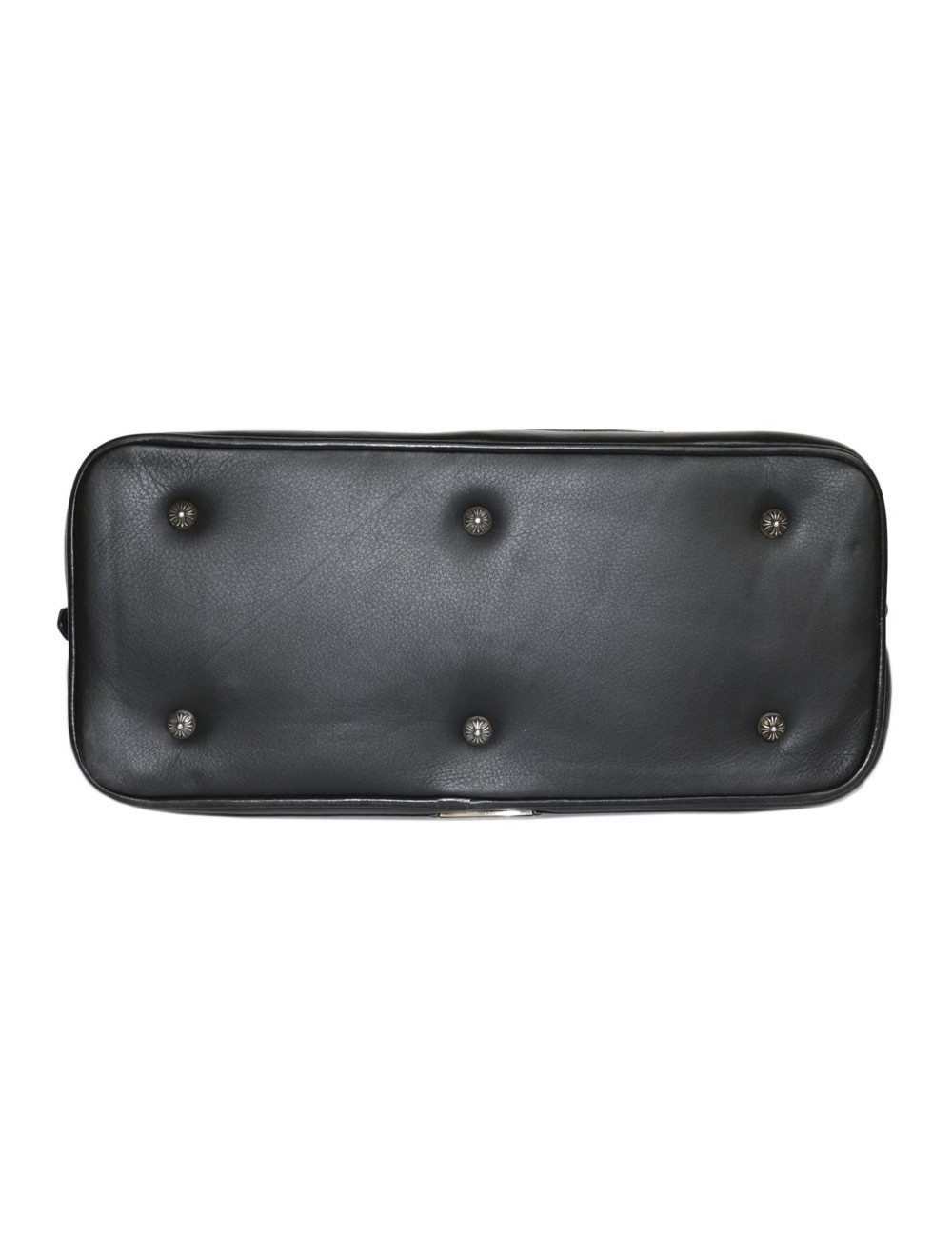 CHROME HEARTS black leather bag