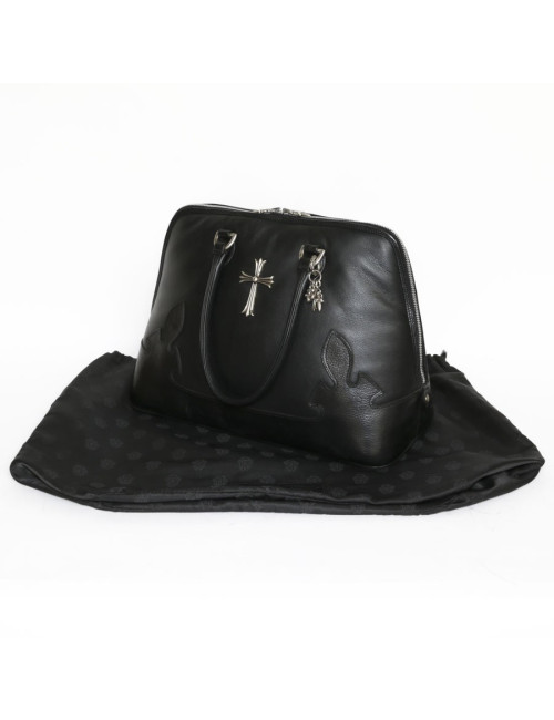 Sac CHROME HEARTS cuir noir