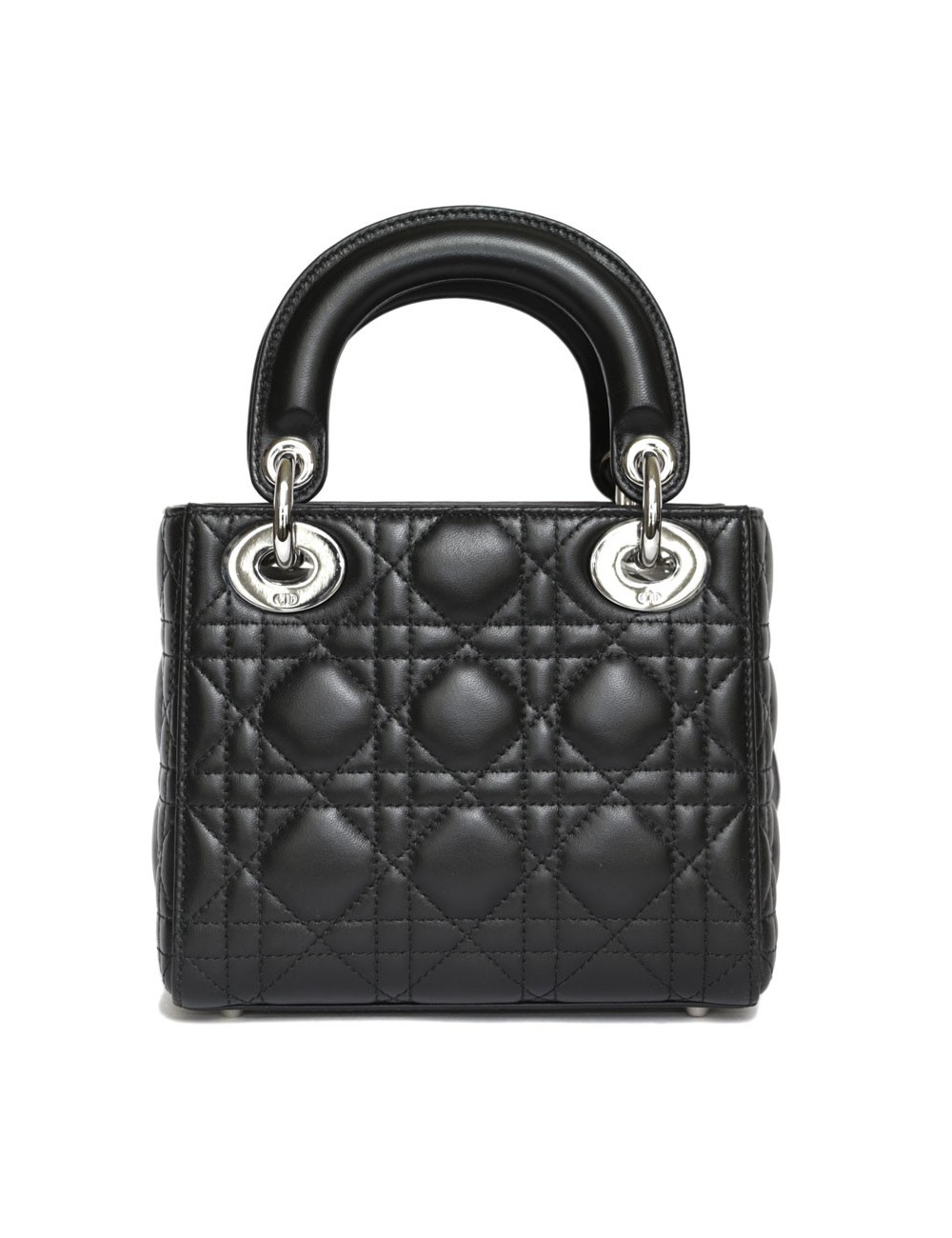 Mini sac Lady DIOR agneau noir