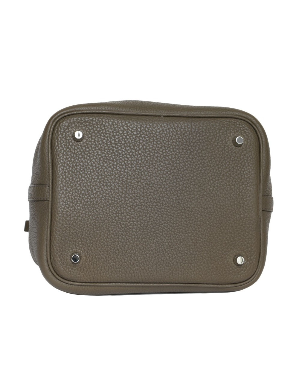 Bag taupe Peck HERMES Taurillon clemence