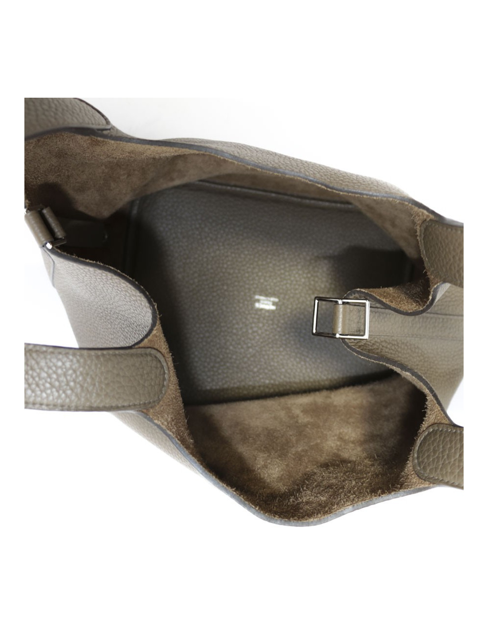 Bag taupe Peck HERMES Taurillon clemence