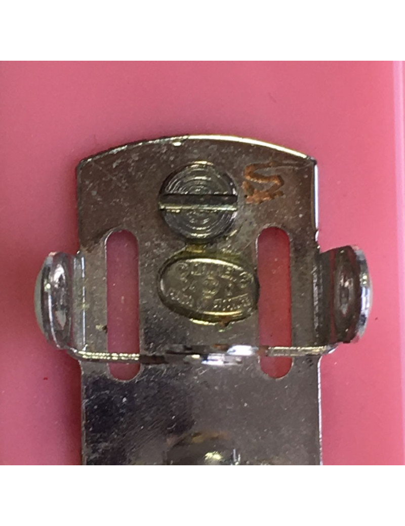 Barrette à cheveux CHANEL en plastique rose