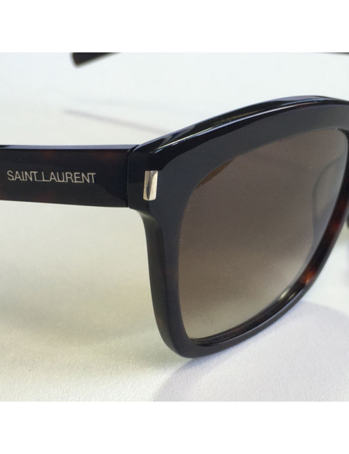 Lunettes de soleil SAINT LAURENT Homme en plastique marron