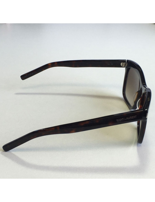 Lunettes de soleil SAINT LAURENT Homme en plastique marron