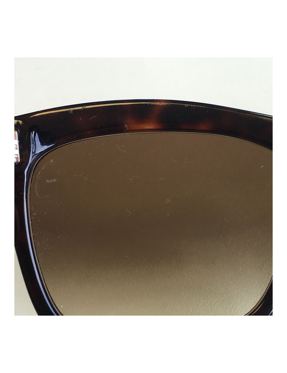 Lunettes de soleil SAINT LAURENT Homme en plastique marron