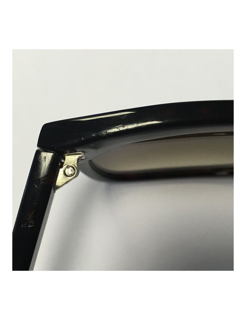 Lunettes de soleil SAINT LAURENT Homme en plastique marron